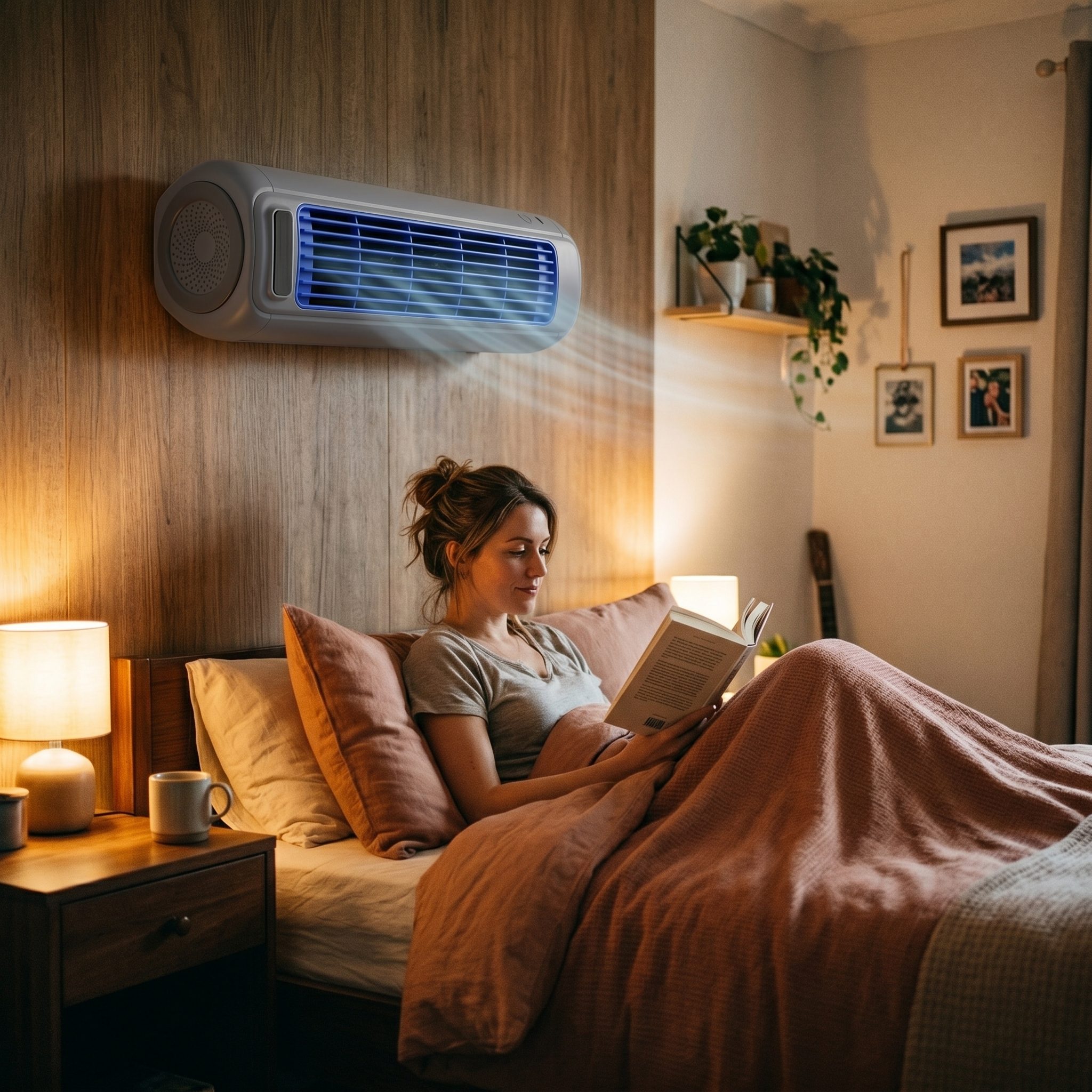 Froza Dynamic Gain portable AC cooler lifestyle shot